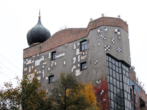 Roof of Hundertwasserhaus