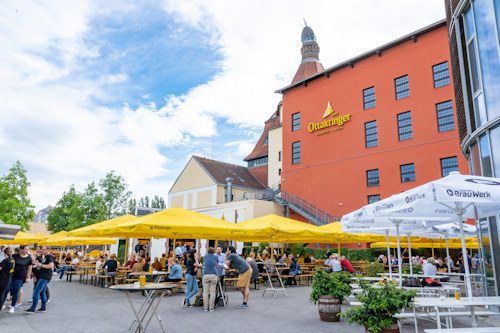 View of the Ottakringer Bierfest