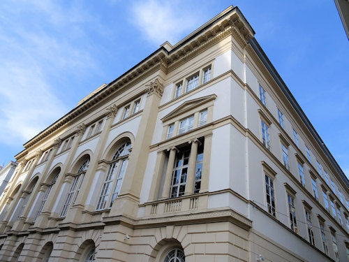 Rear view of Palais Niederösterreich