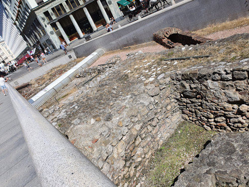 Roman excavations on Michaelerplatz