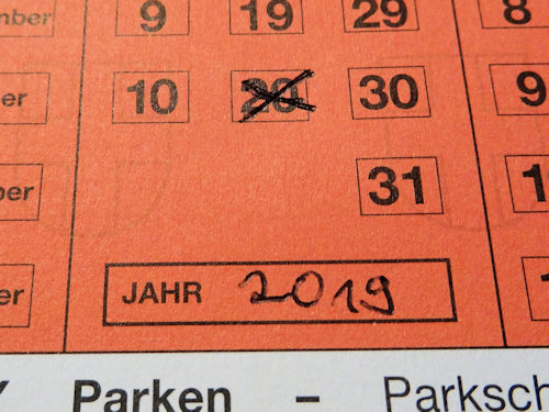 How do I fill out a Parkschein / parking voucher in Vienna?