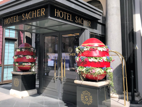 Entrance to the Hotel Sacher