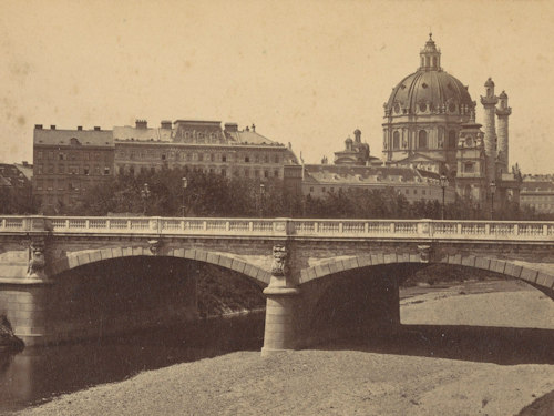 Karlskirche sometime around 1875 to 1885