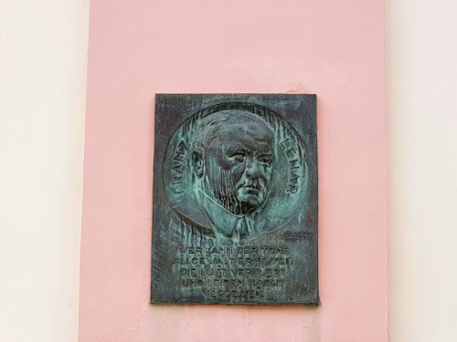 Franz Lehár commemorative plaque