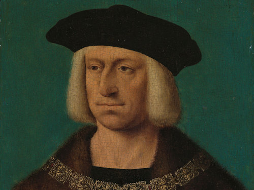 Maximilian I by Joos van Cleve