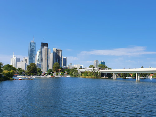 The Alte Donau lake