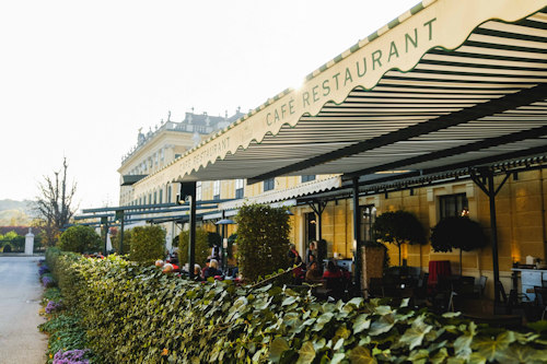 View of Café Residenz