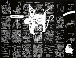 Untitled work by Basquiat