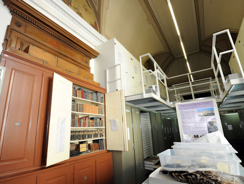 Inside the bird collection rooms of the Naturhistorisches Museum