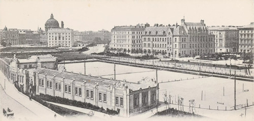 View of the Eislaufverein around 1900