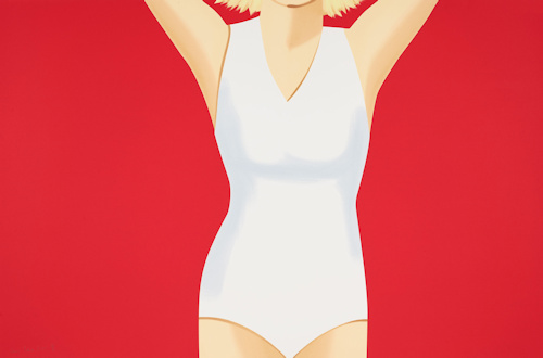 Coca-Cola Girl 2 painting by Alex Katz