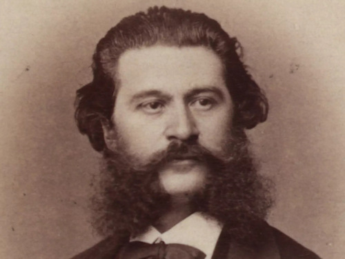 Photo of Johann Strauss from 1870