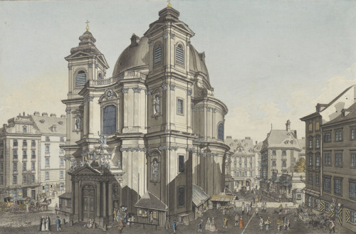 1779 painting of Peterskirche