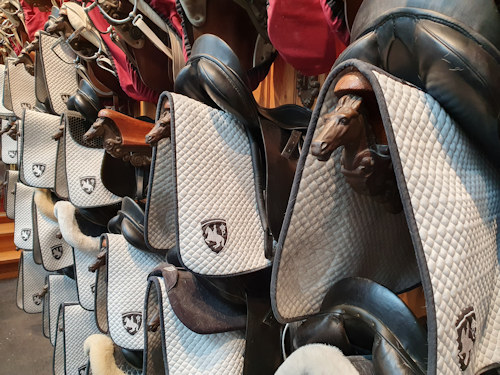 The tack room of the Spanish Riding School