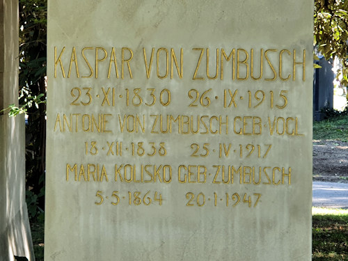 Gravestone of Caspar vom Zumbusch