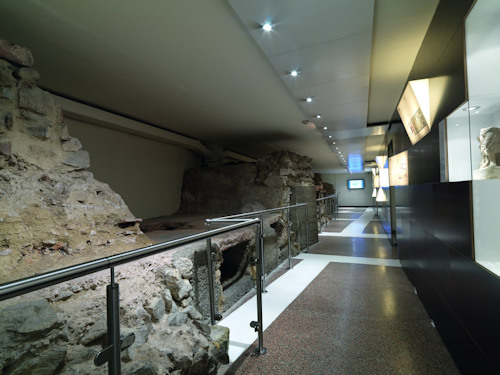 Roman excavations below Vienna