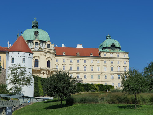 Baroque Imperial façade of Klosterneuburg abbey