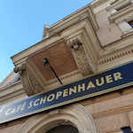 Café Schopenhauer sign