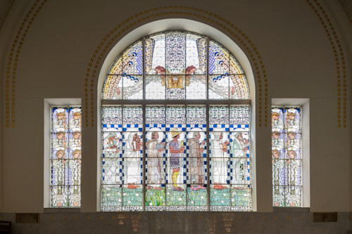 Stained glass windows by Koloman Moser