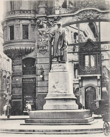 The Gutenberg memorial in 1901