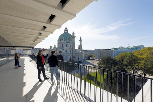 The Wien Museum terrace