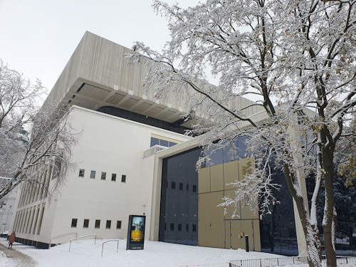 The Wien Museum in the snow