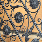 Wrought iron gate