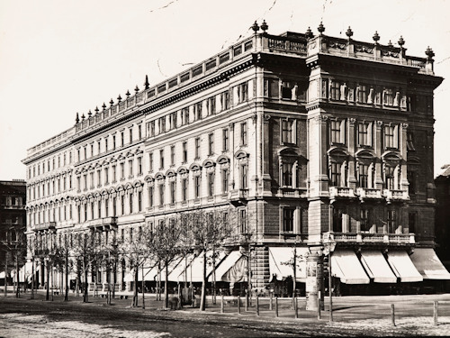 View of Café Landtmann from around 1890