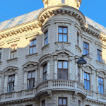 Upper floors of a historical building