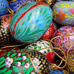 Painted Easter eggs