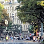 View down the Ring in Vienna