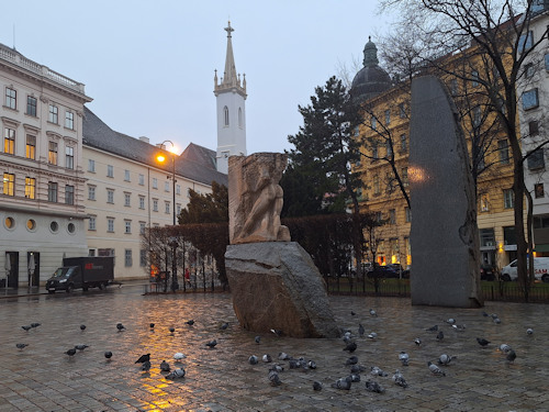 Monument against War and Fascism on Albertinaplatz