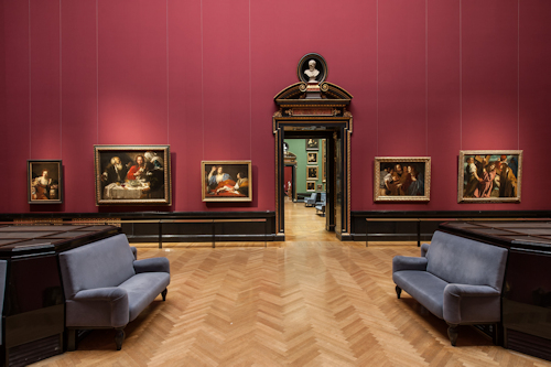A painting gallery