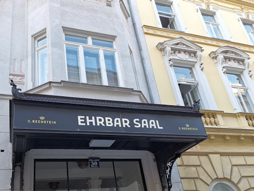 Historical building with entrance