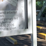 Exhibition sign