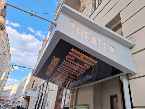 Comedy club entrance