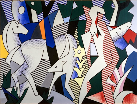 A scene by Roy Lichtenstein